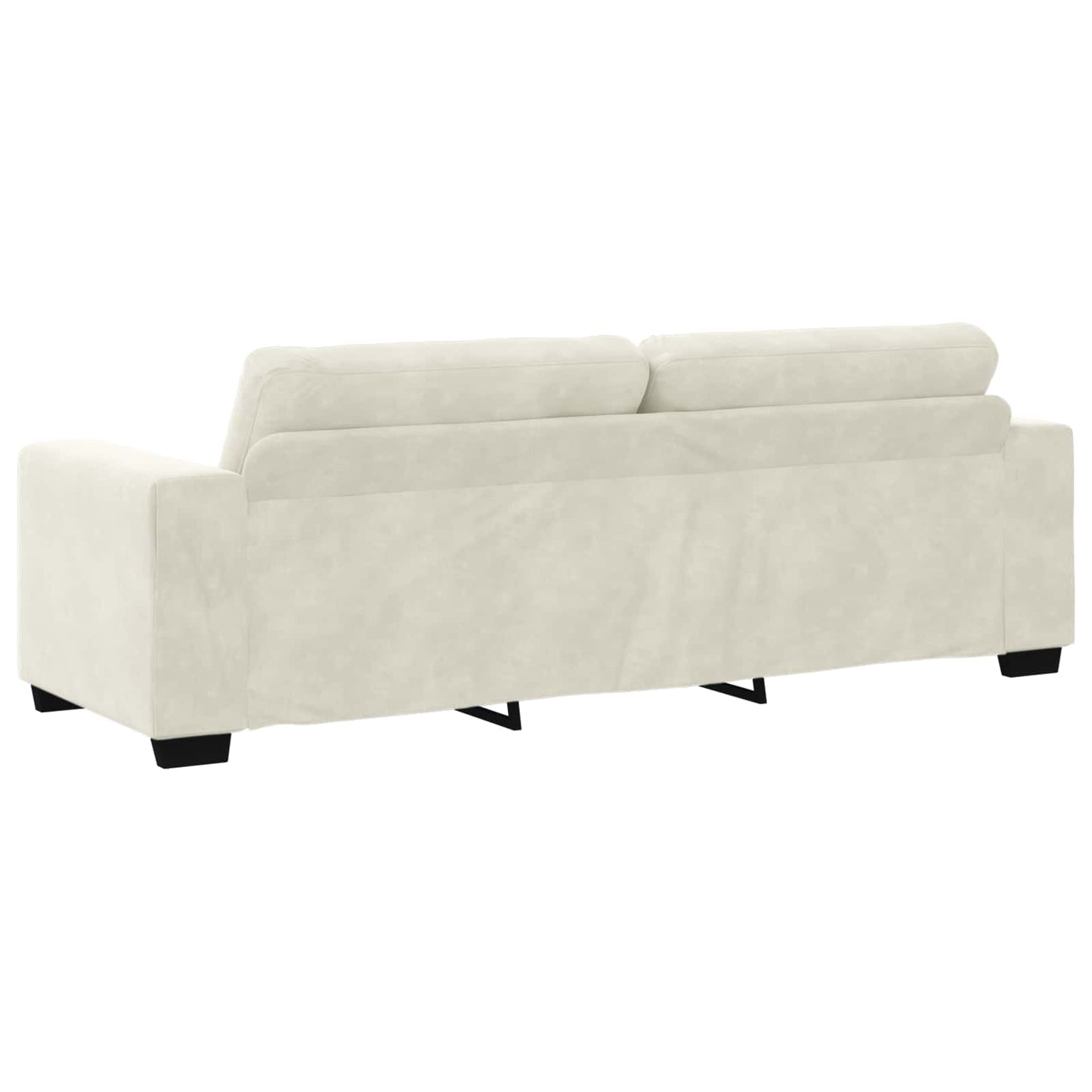 Bankstel 3 pcs Crème 221 x 80 x 80 cm Fluweel