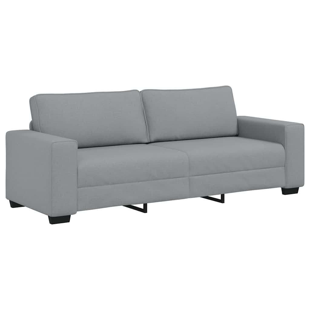 3-delige Loungeset met kussens stof lichtgrijs is nu te koop bij PeponiXL, paradijselijk wonen!