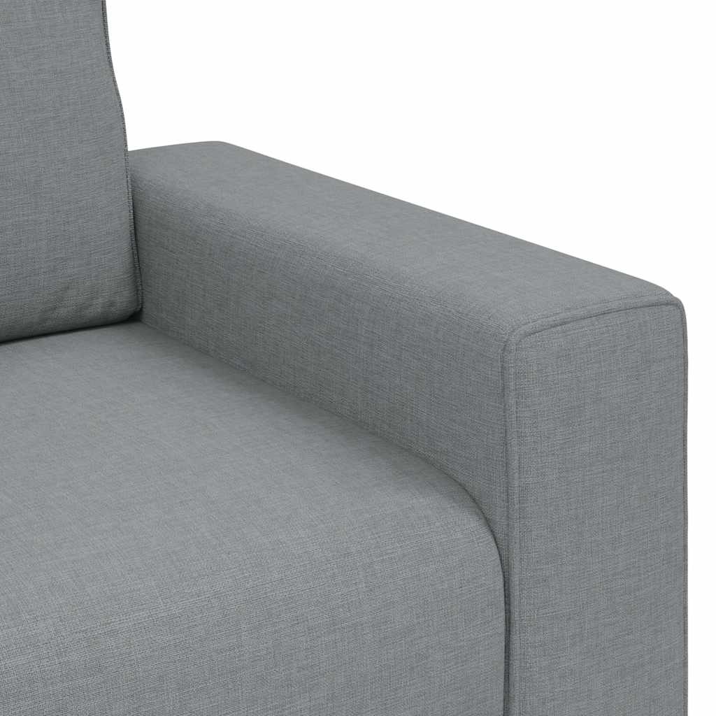 3-delige Loungeset met kussens stof lichtgrijs is nu te koop bij PeponiXL, paradijselijk wonen!