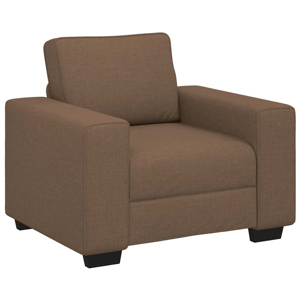 3-delige Loungeset met kussens stof bruin is nu te koop bij PeponiXL, paradijselijk wonen!