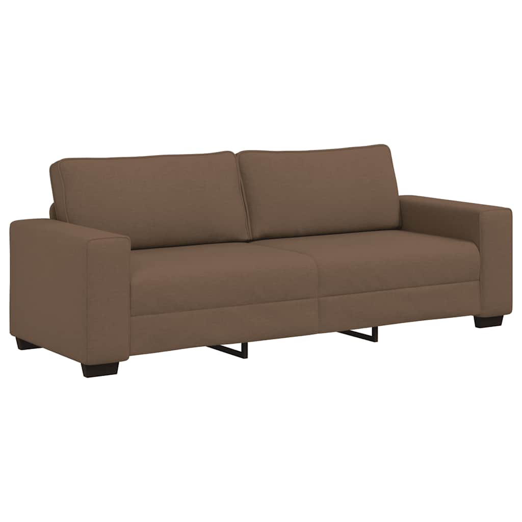 3-delige Loungeset met kussens stof bruin is nu te koop bij PeponiXL, paradijselijk wonen!