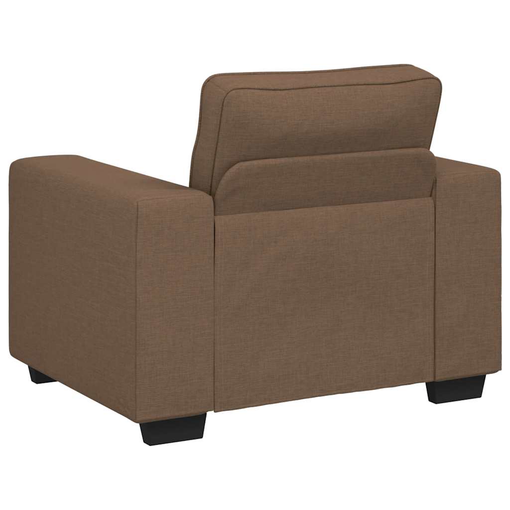 3-delige Loungeset met kussens stof bruin is nu te koop bij PeponiXL, paradijselijk wonen!