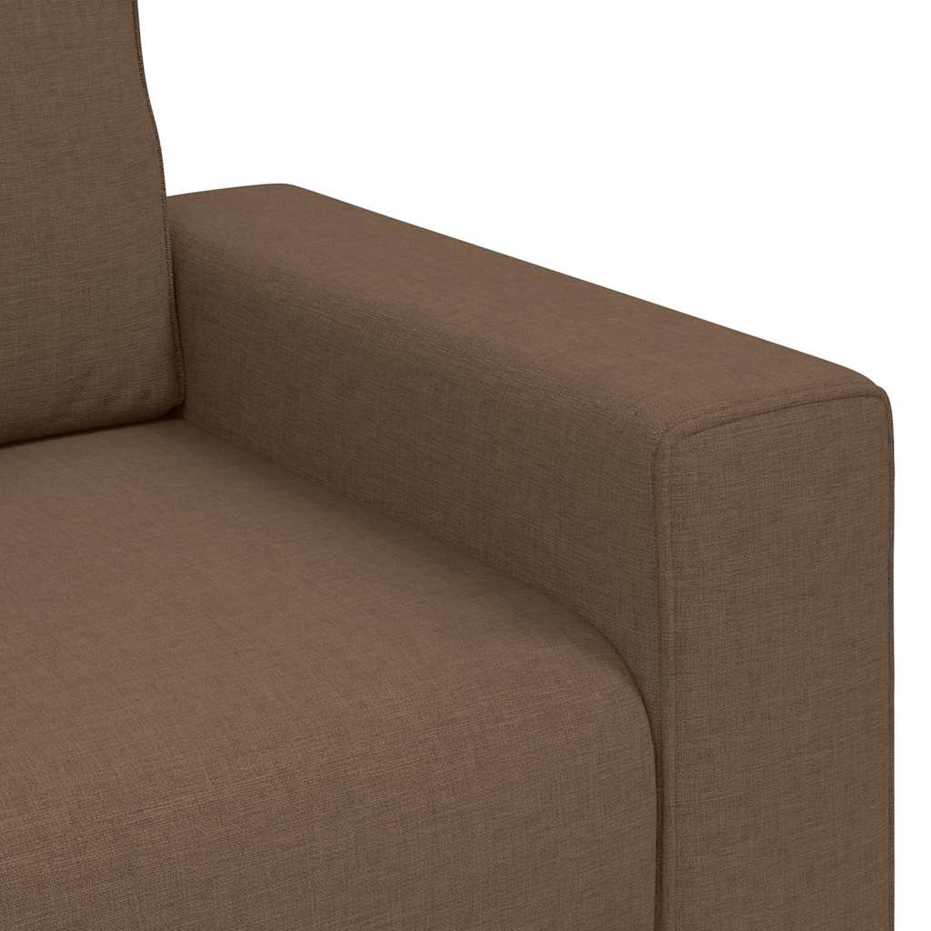 3-delige Loungeset met kussens stof bruin is nu te koop bij PeponiXL, paradijselijk wonen!