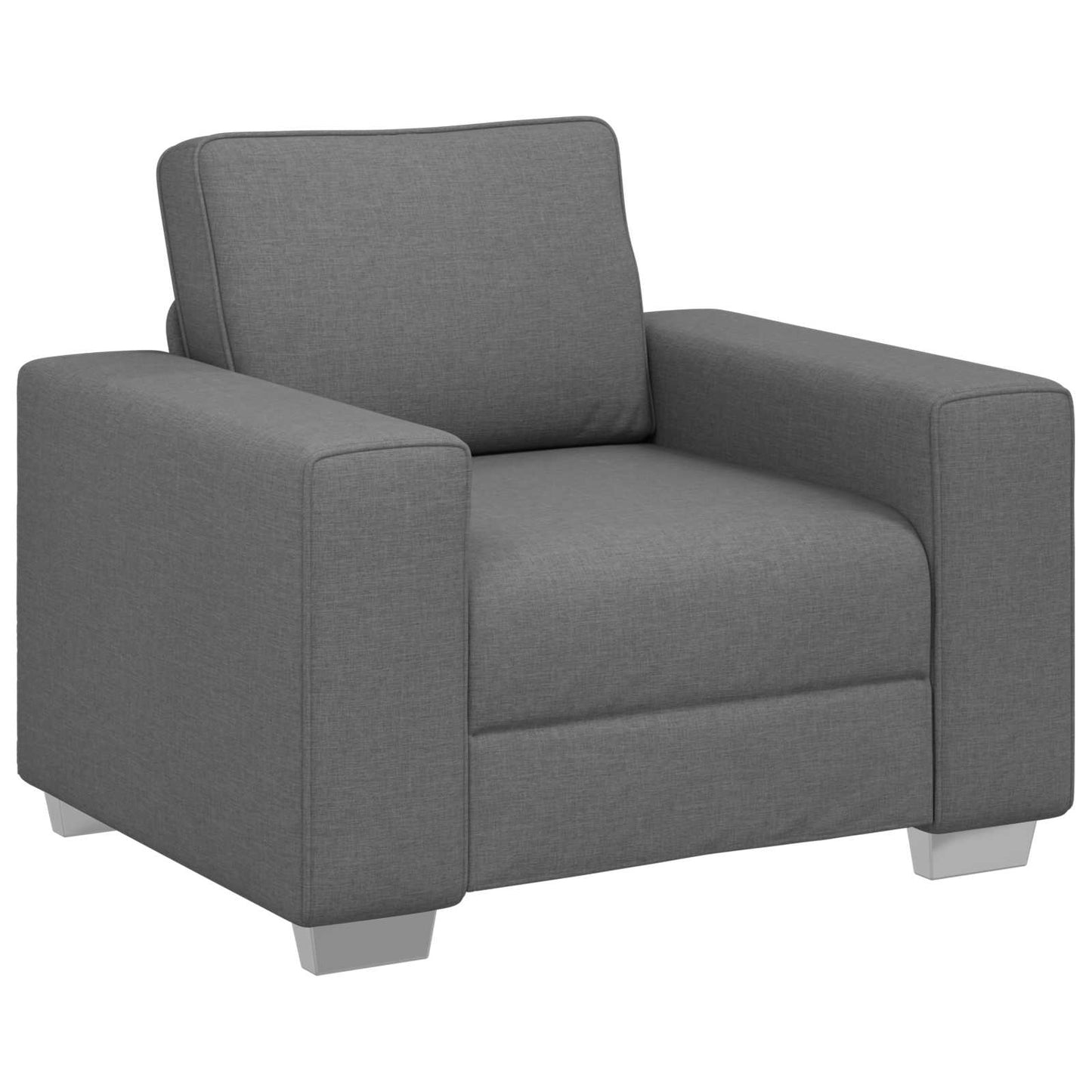 Bank 3 pcs Donkergrijs 219 x 80 x 82 cm Linnen-mix stof is nu te koop bij PeponiXL, paradijselijk wonen!