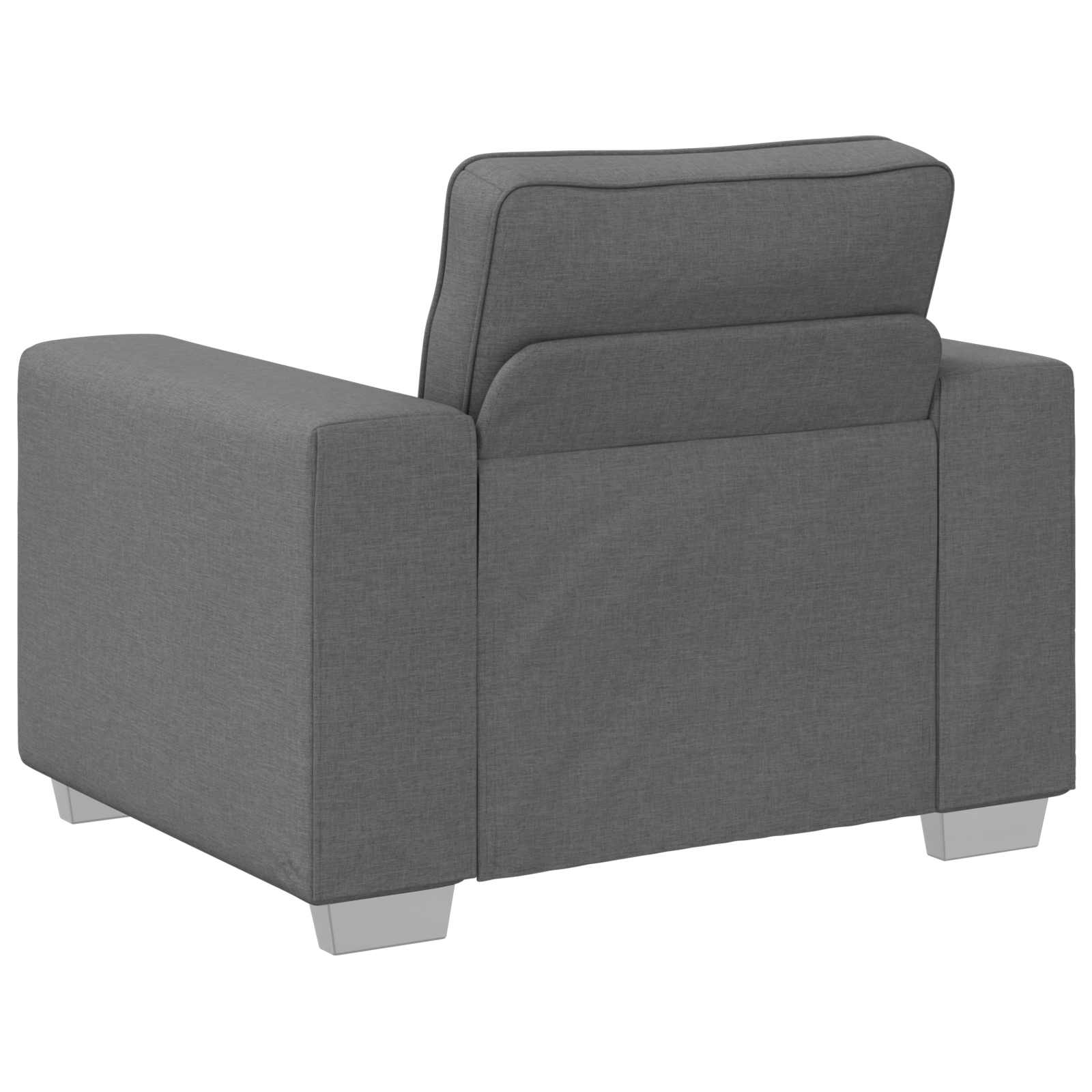 Bank 3 pcs Donkergrijs 219 x 80 x 82 cm Linnen-mix stof is nu te koop bij PeponiXL, paradijselijk wonen!