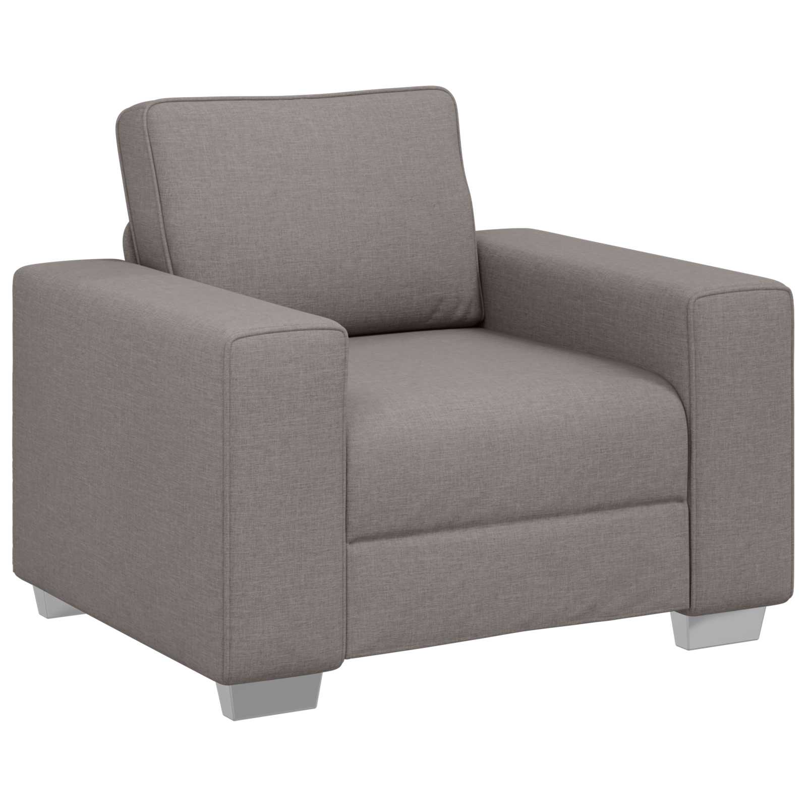 Bank 3 pcs Taupe 219 x 80 x 82 cm Linnen-mix stof is nu te koop bij PeponiXL, paradijselijk wonen!