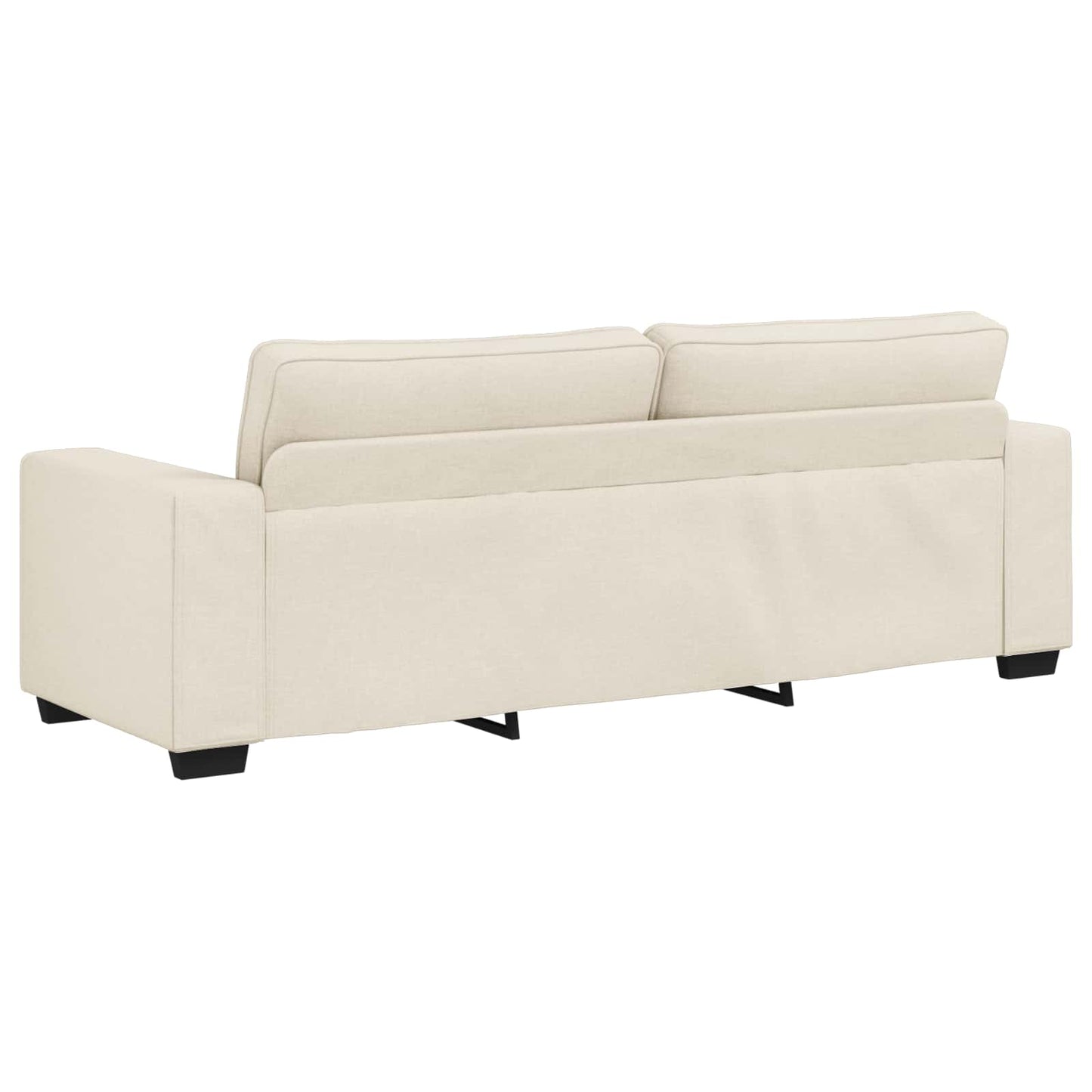 Bank 2 pcs Beige 221 x 80 x 82 cm Linnen-mix stof is nu te koop bij PeponiXL, paradijselijk wonen!