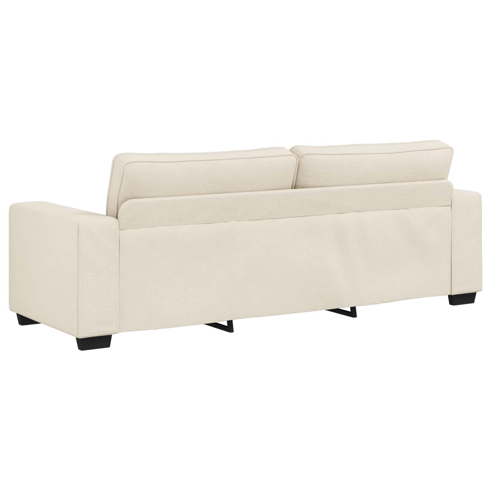 Bank 2 pcs Beige 221 x 80 x 82 cm Linnen-mix stof is nu te koop bij PeponiXL, paradijselijk wonen!