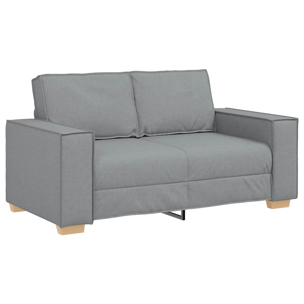 2-delige Loungeset met kussens stof lichtgrijs is nu te koop bij PeponiXL, paradijselijk wonen!