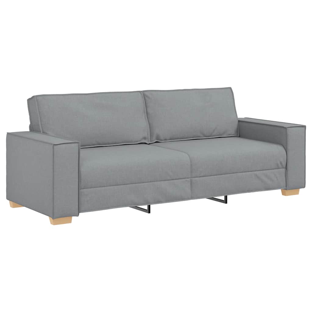 2-delige Loungeset met kussens stof lichtgrijs is nu te koop bij PeponiXL, paradijselijk wonen!