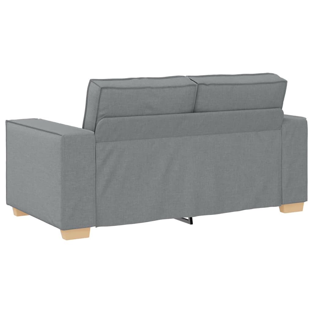 2-delige Loungeset met kussens stof lichtgrijs is nu te koop bij PeponiXL, paradijselijk wonen!