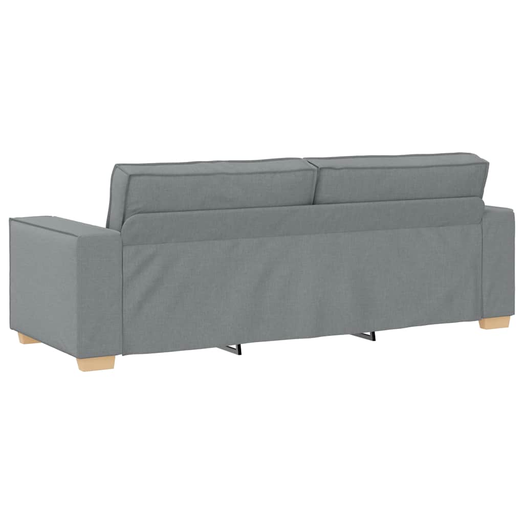 2-delige Loungeset met kussens stof lichtgrijs is nu te koop bij PeponiXL, paradijselijk wonen!