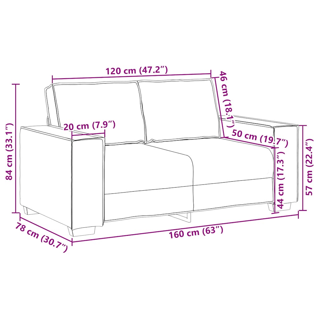 2-delige Loungeset met kussens stof donkergrijs is nu te koop bij PeponiXL, paradijselijk wonen!