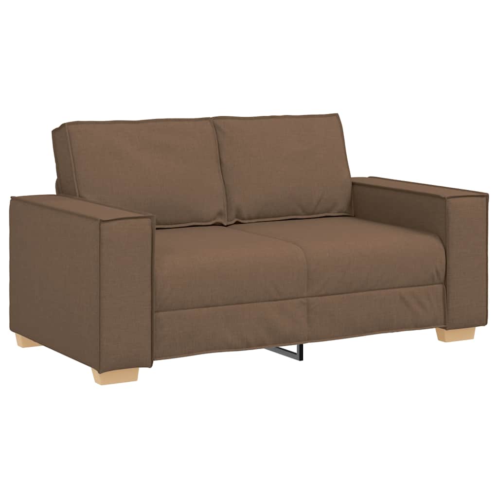 2-delige Loungeset met kussens stof bruin is nu te koop bij PeponiXL, paradijselijk wonen!