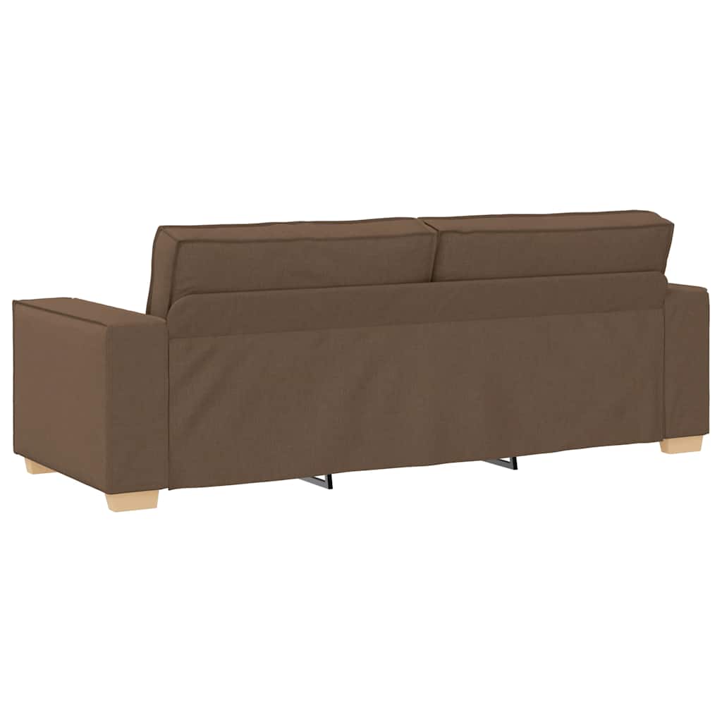2-delige Loungeset met kussens stof bruin is nu te koop bij PeponiXL, paradijselijk wonen!