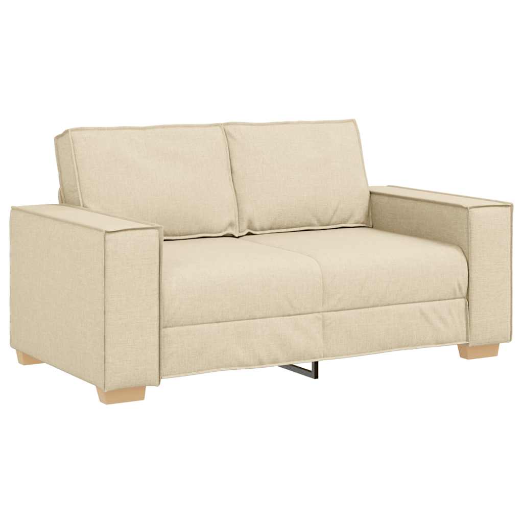 2-delige Loungeset met kussens stof crèmekleurig is nu te koop bij PeponiXL, paradijselijk wonen!