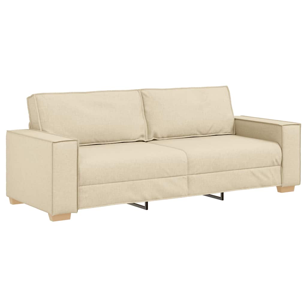 2-delige Loungeset met kussens stof crèmekleurig is nu te koop bij PeponiXL, paradijselijk wonen!