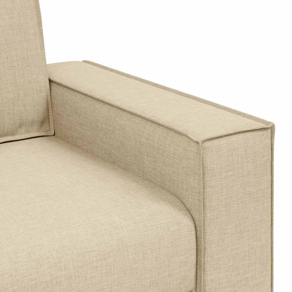 2-delige Loungeset met kussens stof crèmekleurig is nu te koop bij PeponiXL, paradijselijk wonen!