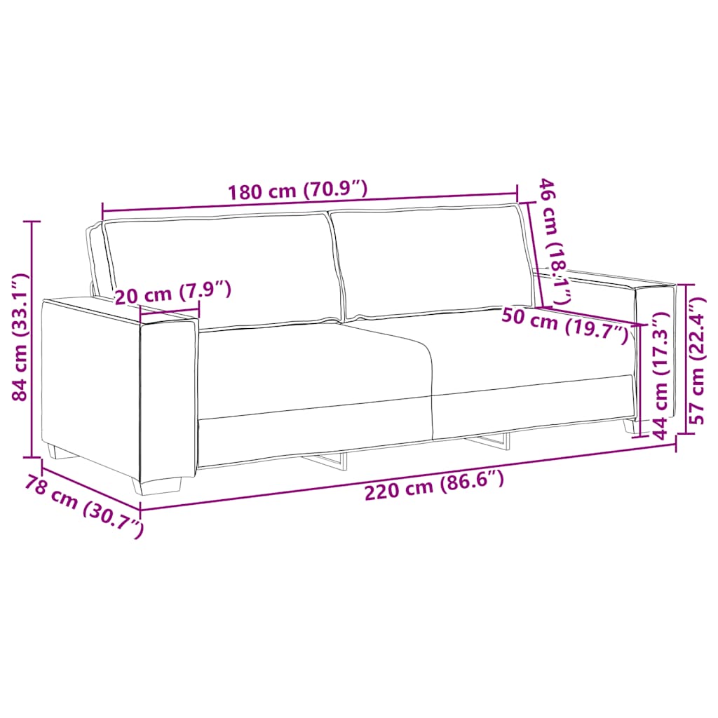 2-delige Loungeset met kussens stof crèmekleurig is nu te koop bij PeponiXL, paradijselijk wonen!