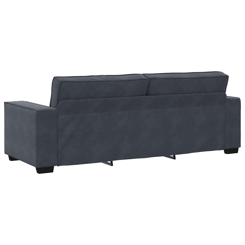 2-delige Loungeset met kussens fluweel donkergrijs is nu te koop bij PeponiXL, paradijselijk wonen!