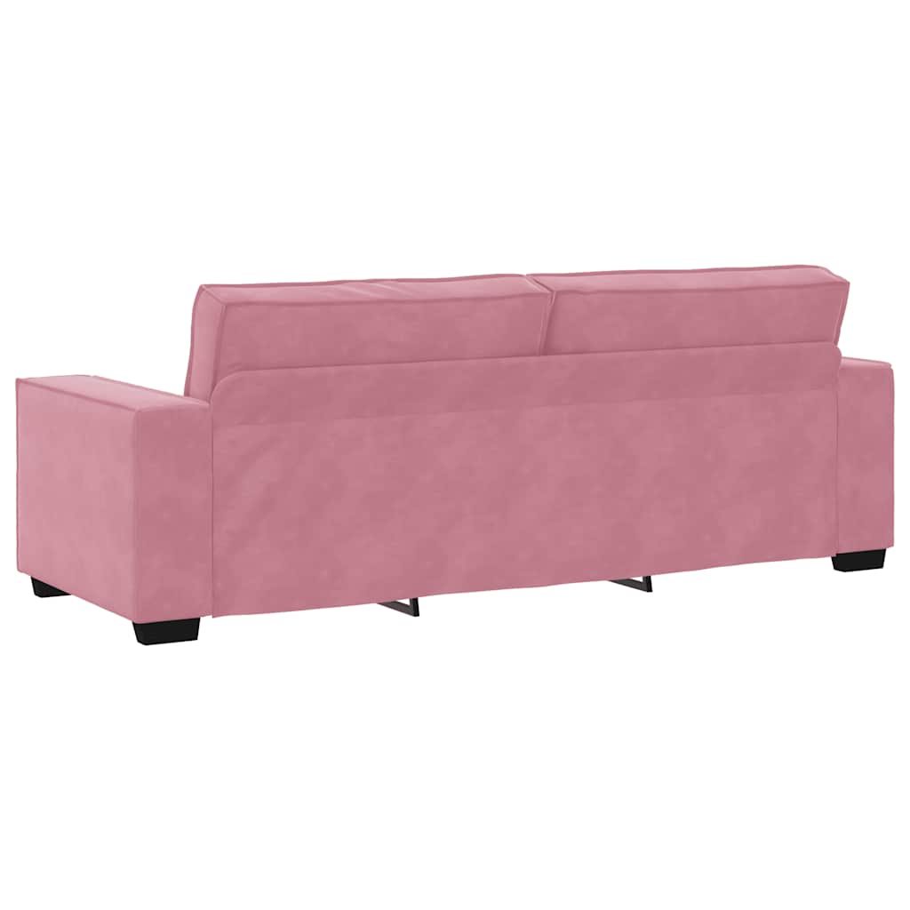2-delige Loungeset met kussens fluweel roze is nu te koop bij PeponiXL, paradijselijk wonen!
