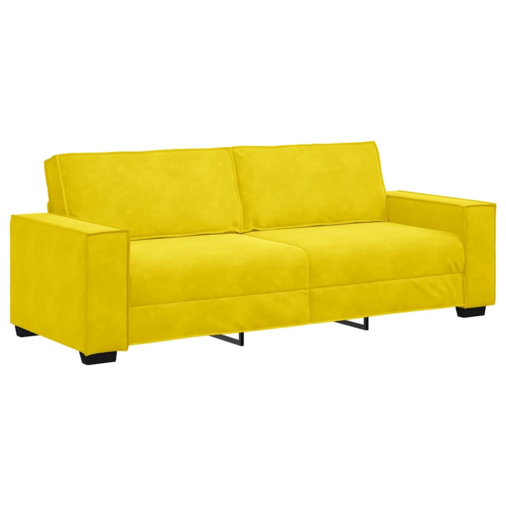 2-delige Loungeset met kussens fluweel geel is nu te koop bij PeponiXL, paradijselijk wonen!