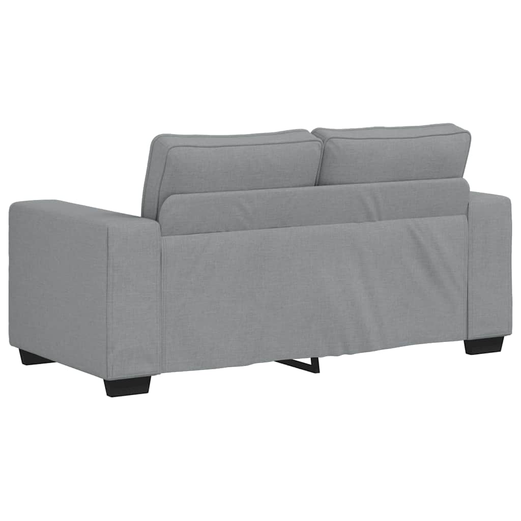 2-delige Loungeset met kussens stof lichtgrijs is nu te koop bij PeponiXL, paradijselijk wonen!