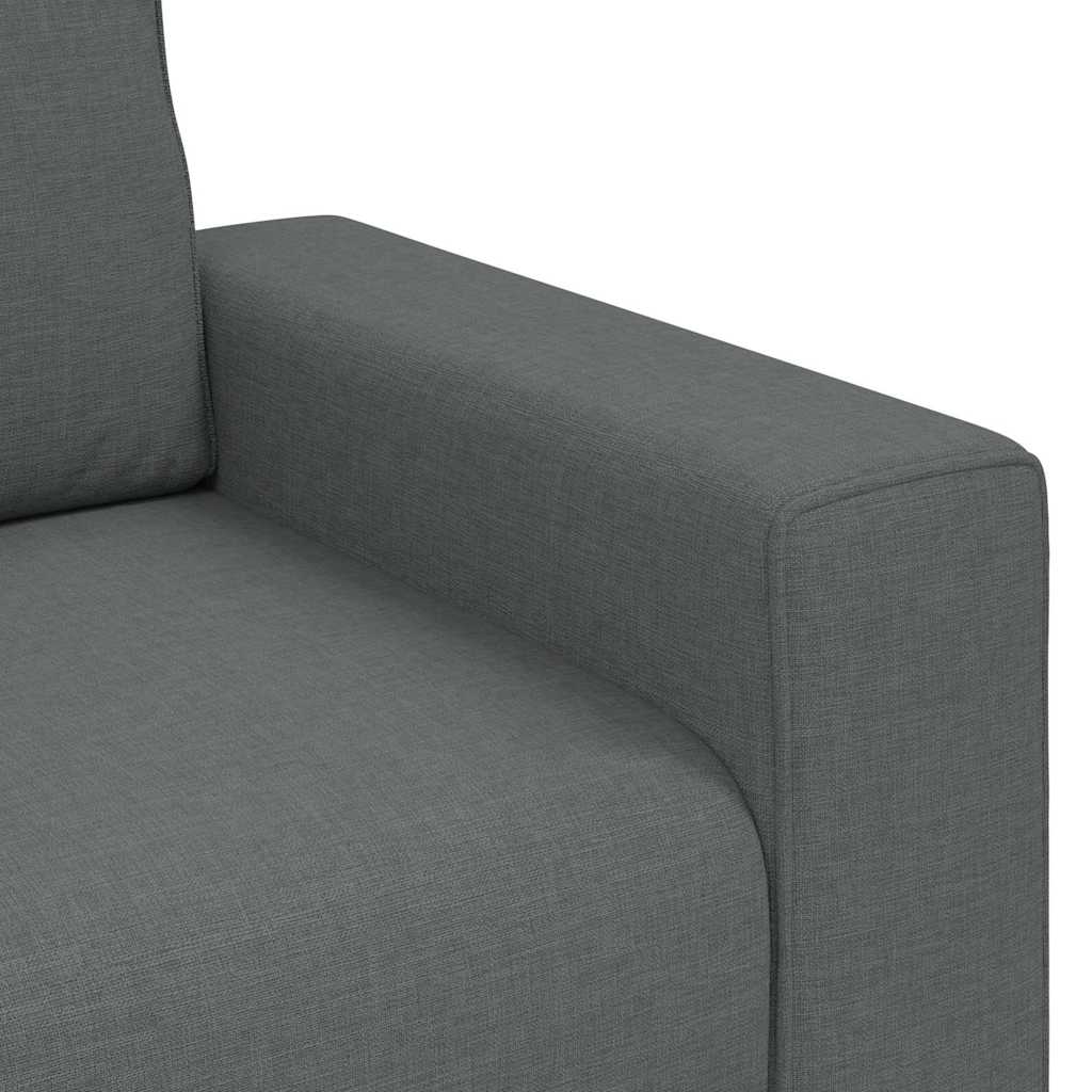 2-delige Loungeset met kussens stof donkergrijs is nu te koop bij PeponiXL, paradijselijk wonen!