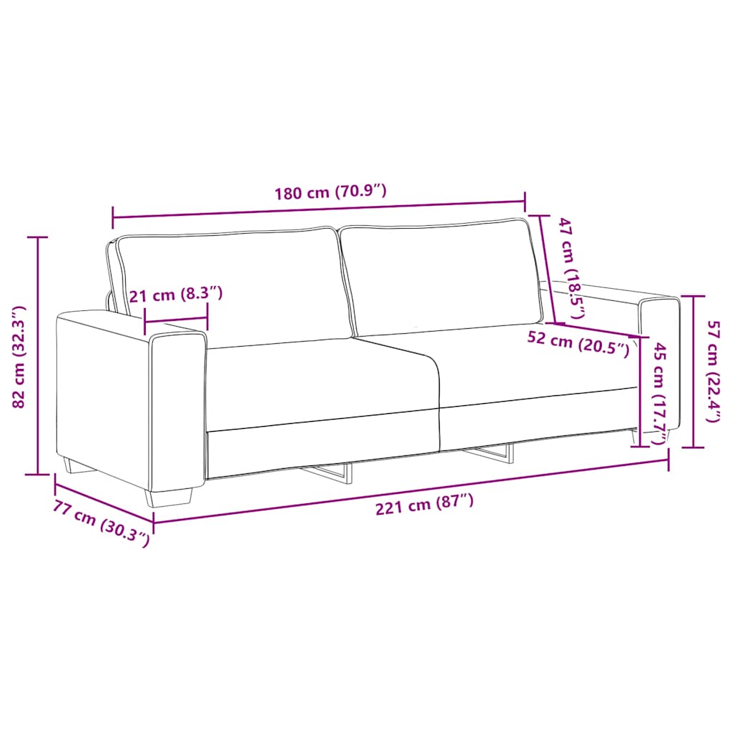 2-delige Loungeset met kussens stof taupe is nu te koop bij PeponiXL, paradijselijk wonen!
