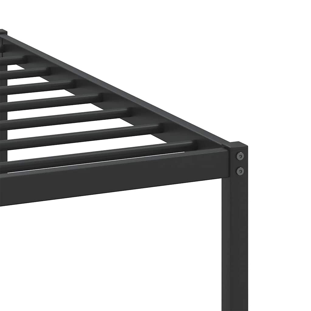 Bedframe zonder matras 193x201 cm spaanplaat gerookt eiken is nu te koop bij PeponiXL, paradijselijk wonen!