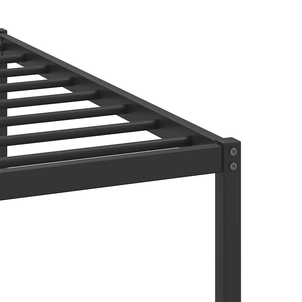 Bedframe zonder matras 200x200 cm spaanplaat gerookt eiken is nu te koop bij PeponiXL, paradijselijk wonen!