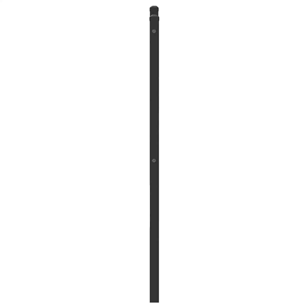 Vervangend hoofdbord 75 cm bewerkt hout en staal gerookt eikenkleurig is nu te koop bij PeponiXL, paradijselijk wonen!