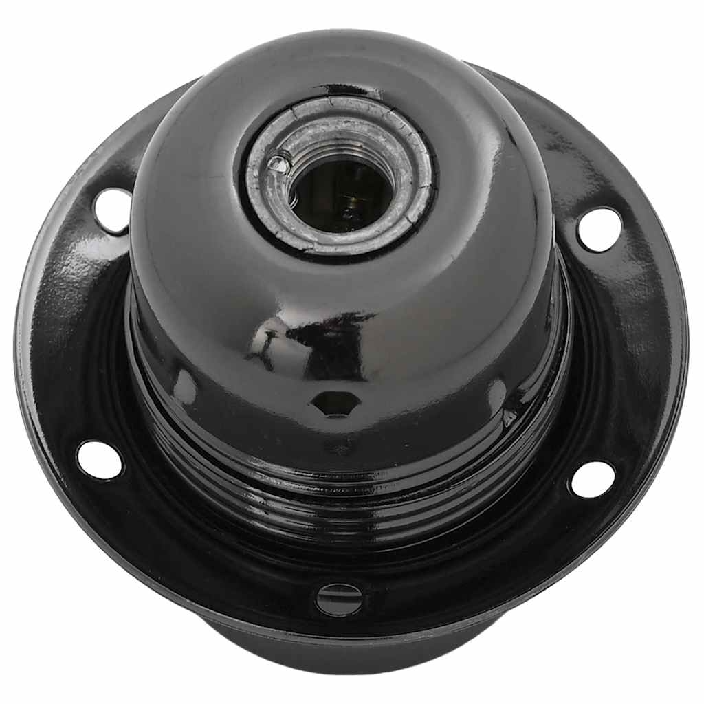 Lamphouders 2 st glanzend zwart E27 is nu te koop bij PeponiXL, paradijselijk wonen!