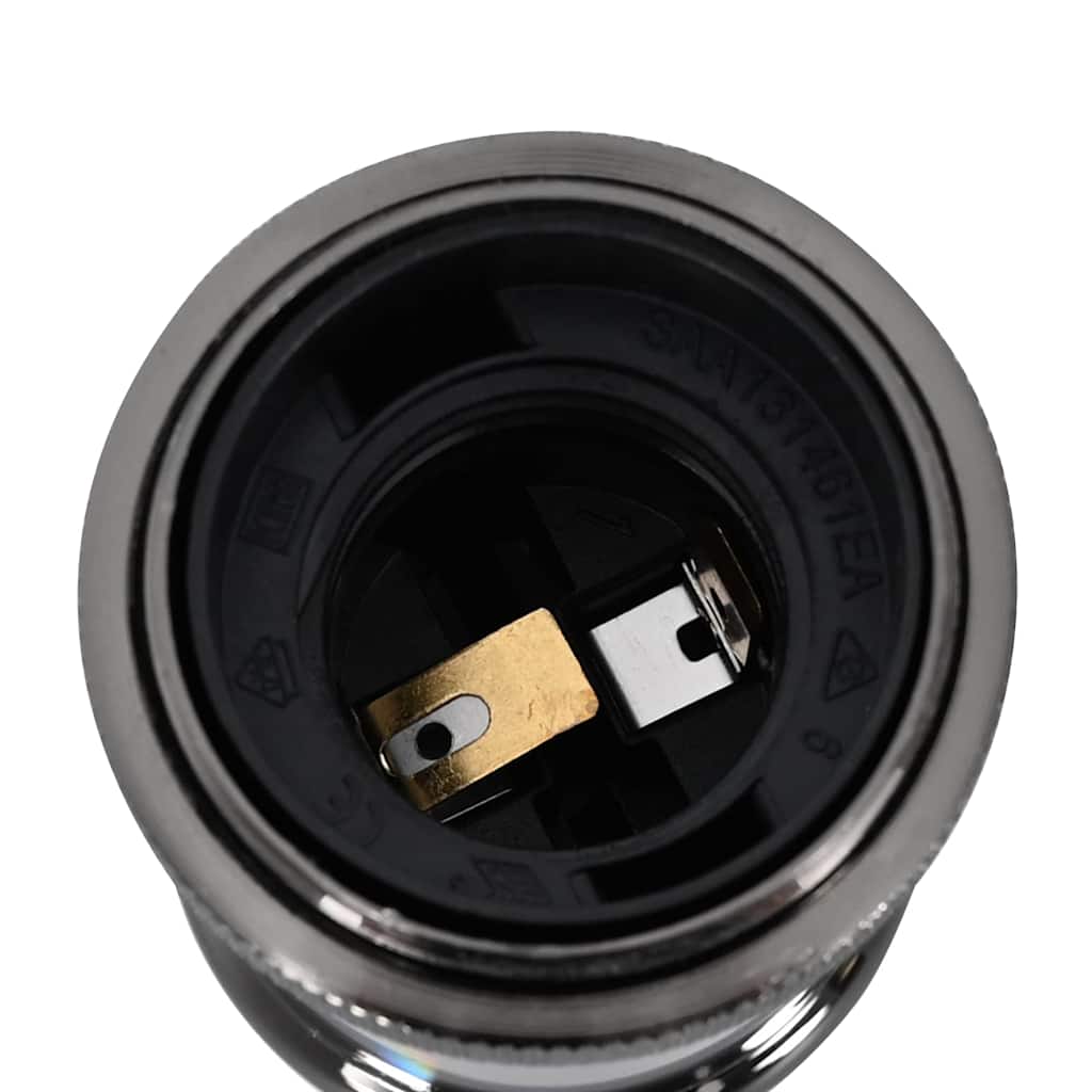 Lamphouders 2 st glanzend zwart E27 is nu te koop bij PeponiXL, paradijselijk wonen!