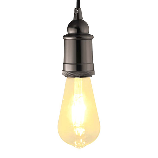 Lamphouders 2 st glanzend zwart E27 is nu te koop bij PeponiXL, paradijselijk wonen!