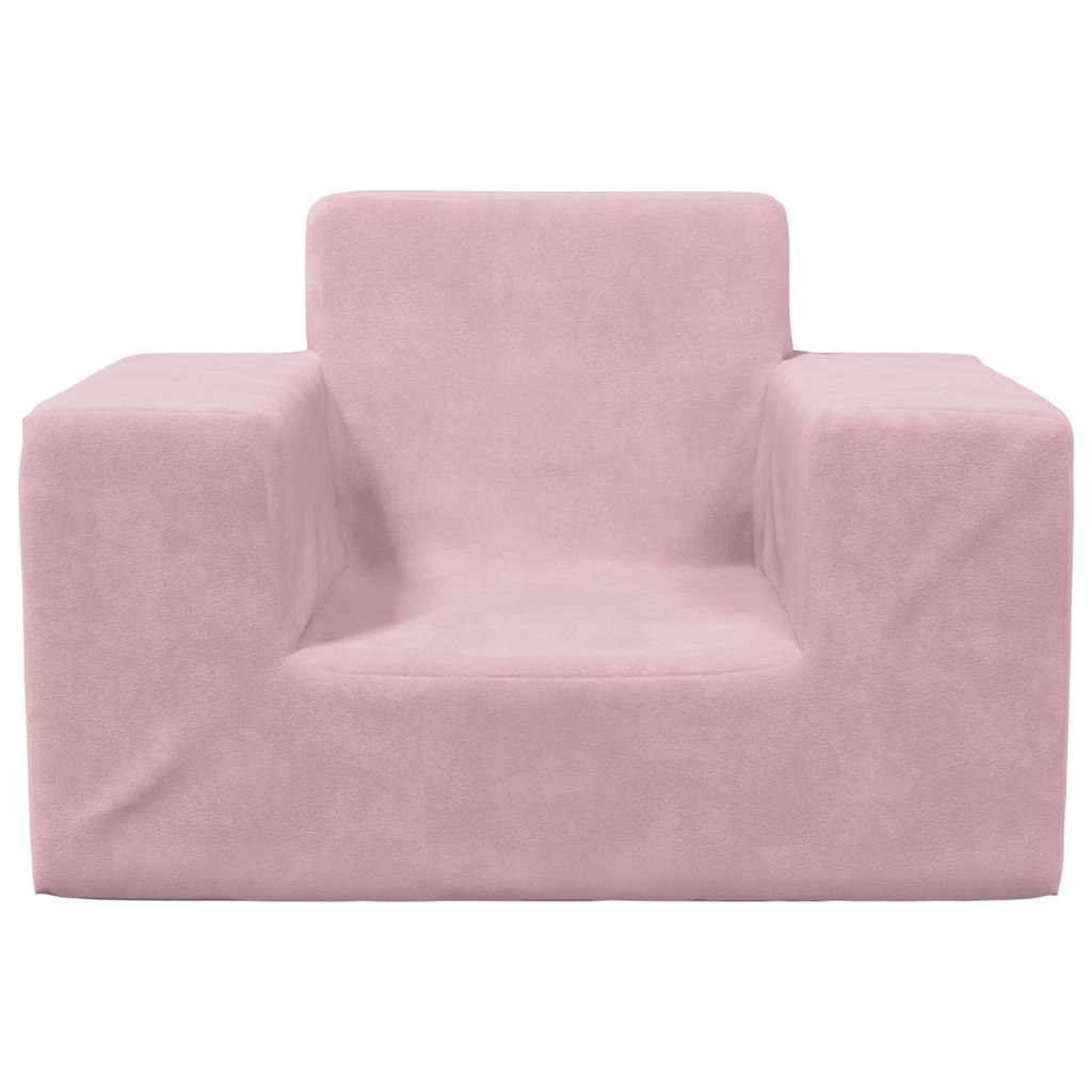 Kinderbank zacht pluche roze is nu te koop bij PeponiXL, paradijselijk wonen!