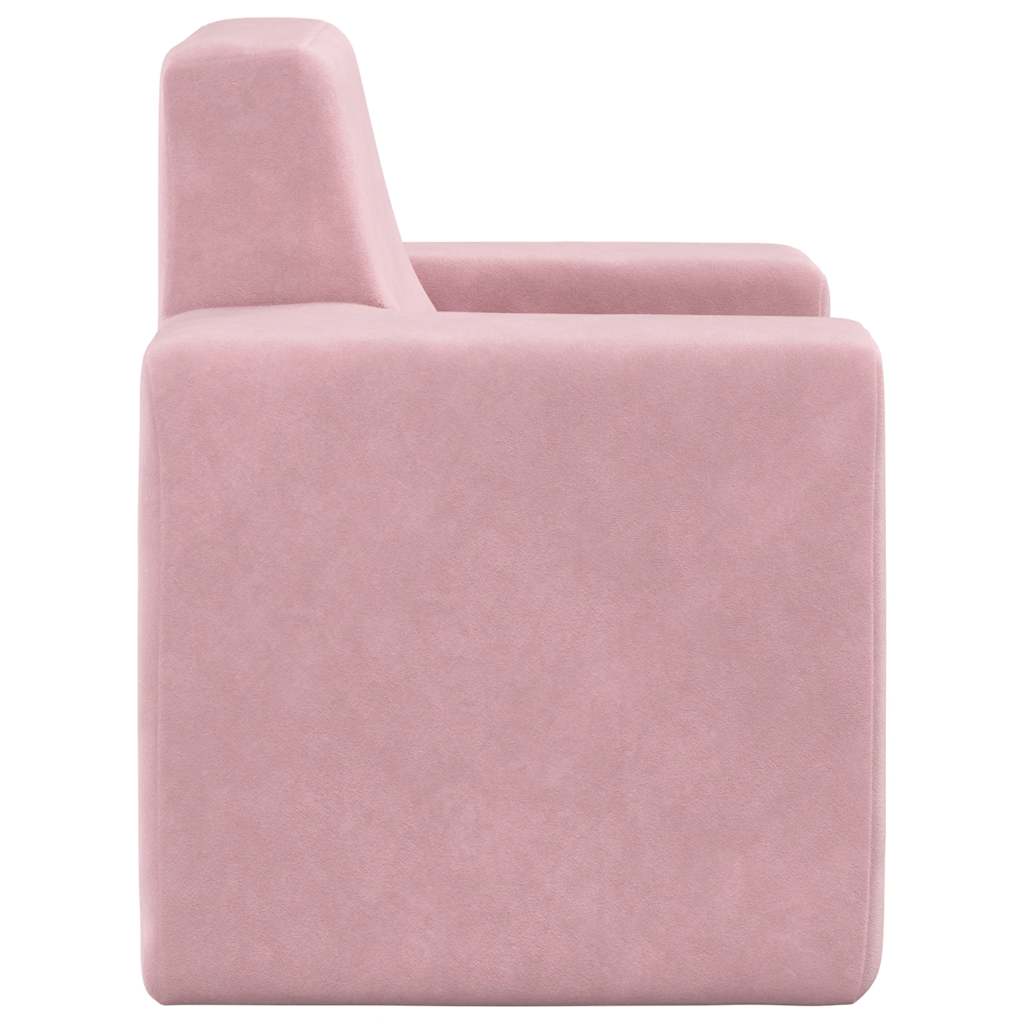 Kinderbank zacht pluche roze is nu te koop bij PeponiXL, paradijselijk wonen!