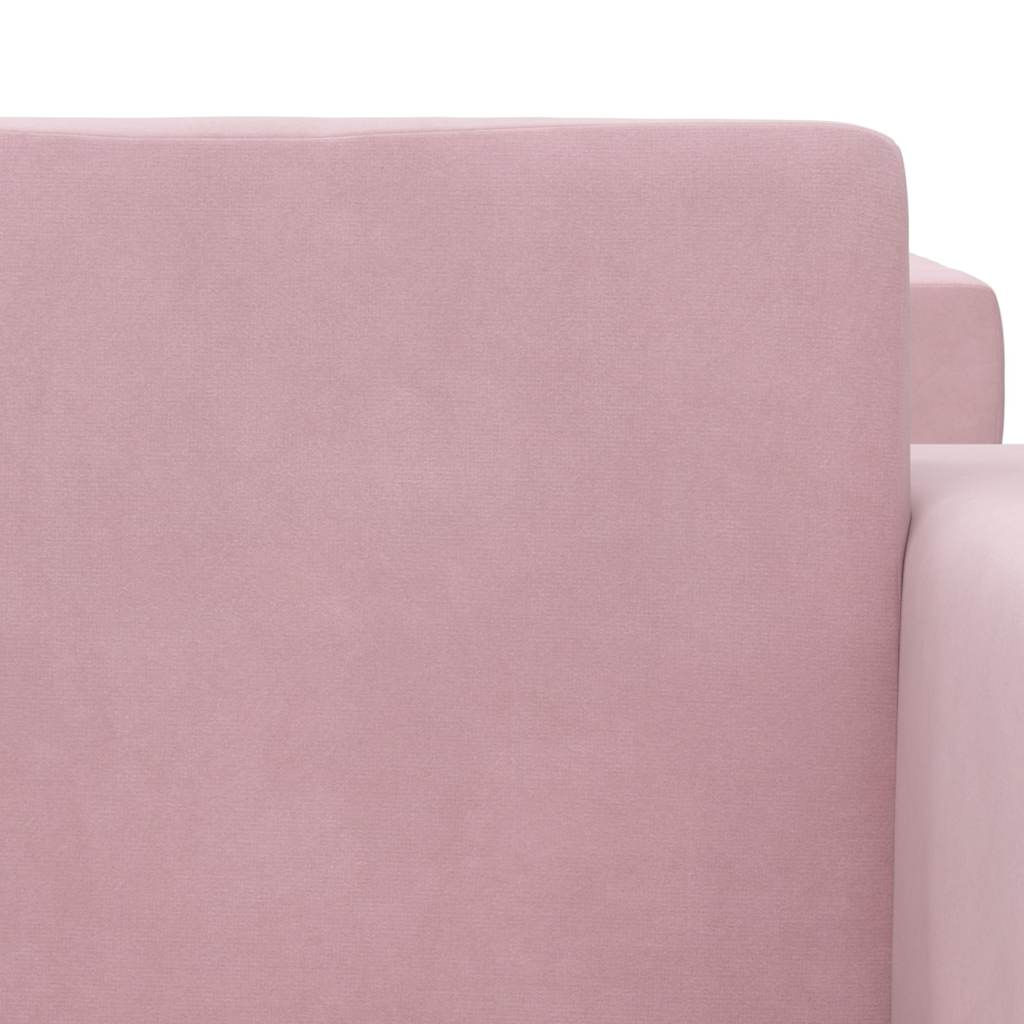 Kinderslaapbank zacht pluche roze is nu te koop bij PeponiXL, paradijselijk wonen!