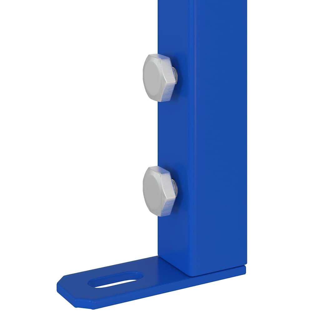 Badkamer muursteun Blauw 50 x 17.5 x 136 cm Staal is nu te koop bij PeponiXL, paradijselijk wonen!