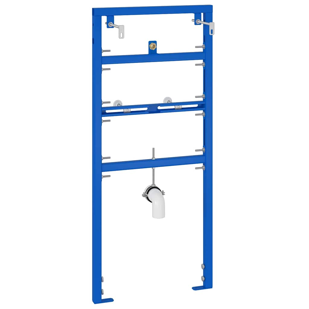 Badkamer muursteun Blauw 50 x 17.5 x 136 cm Staal is nu te koop bij PeponiXL, paradijselijk wonen!