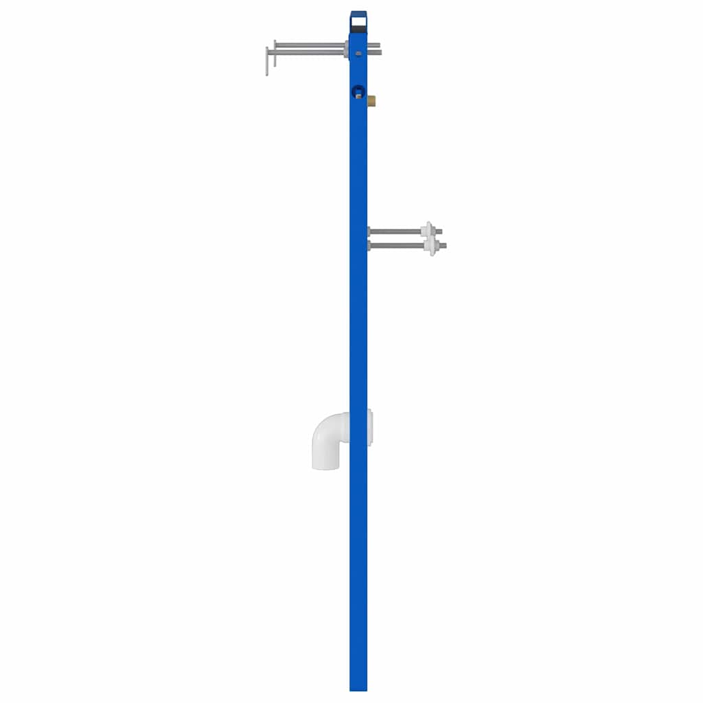 Badkamer muursteun Blauw 50 x 17.5 x 136 cm Staal is nu te koop bij PeponiXL, paradijselijk wonen!