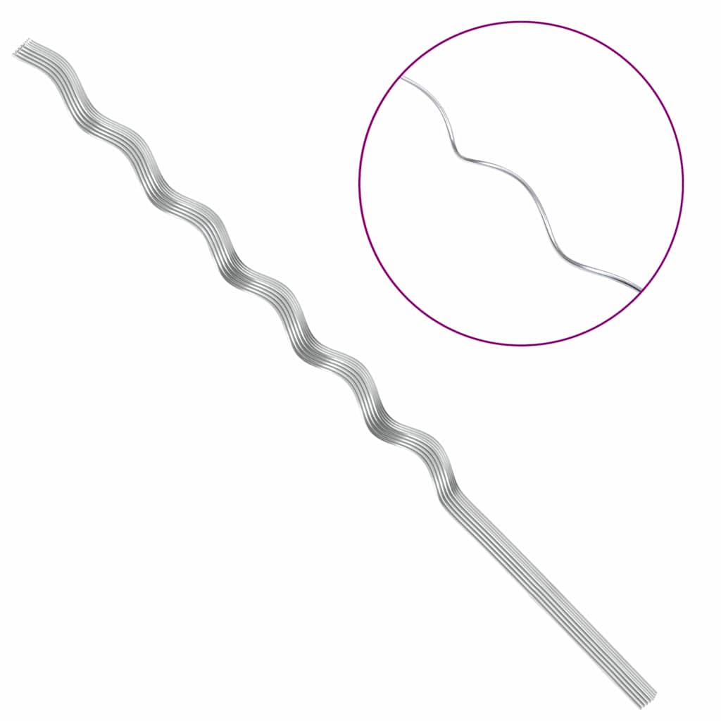 Plantondersteuning 20 pcs Zilver 150 x 0,6 x 0,6 cm Staal is nu te koop bij PeponiXL, paradijselijk wonen!
