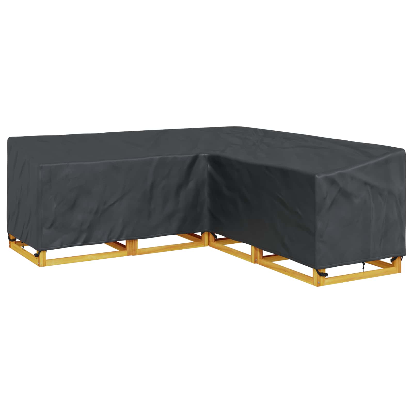 Meubelhoes Zwart 220 x 220 x 80 cm 420D Oxford Stof is nu te koop bij PeponiXL, paradijselijk wonen!