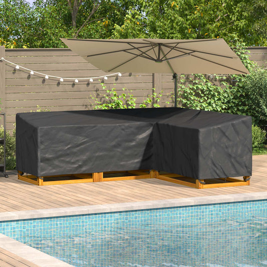Meubelhoes Zwart 250 x 180 x 80 cm 210D Oxford Stof is nu te koop bij PeponiXL, paradijselijk wonen!