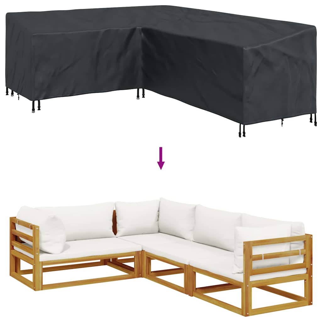 Meubelhoes Zwart 260 x 210 x 80 cm 600D Oxford Stof is nu te koop bij PeponiXL, paradijselijk wonen!