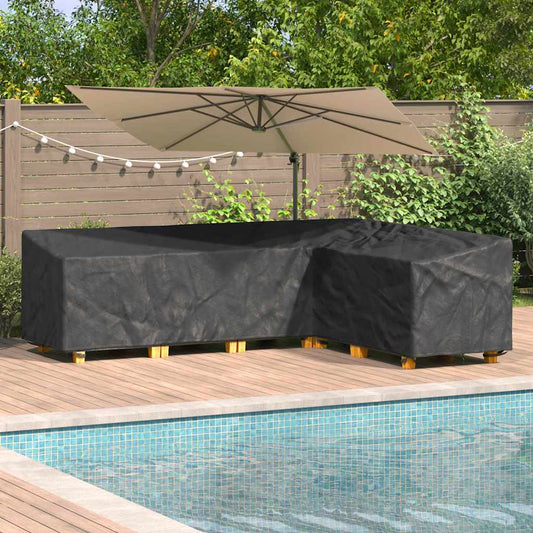 Meubelhoes Zwart 286 x 222 x 80 cm 210D Oxford Stof is nu te koop bij PeponiXL, paradijselijk wonen!