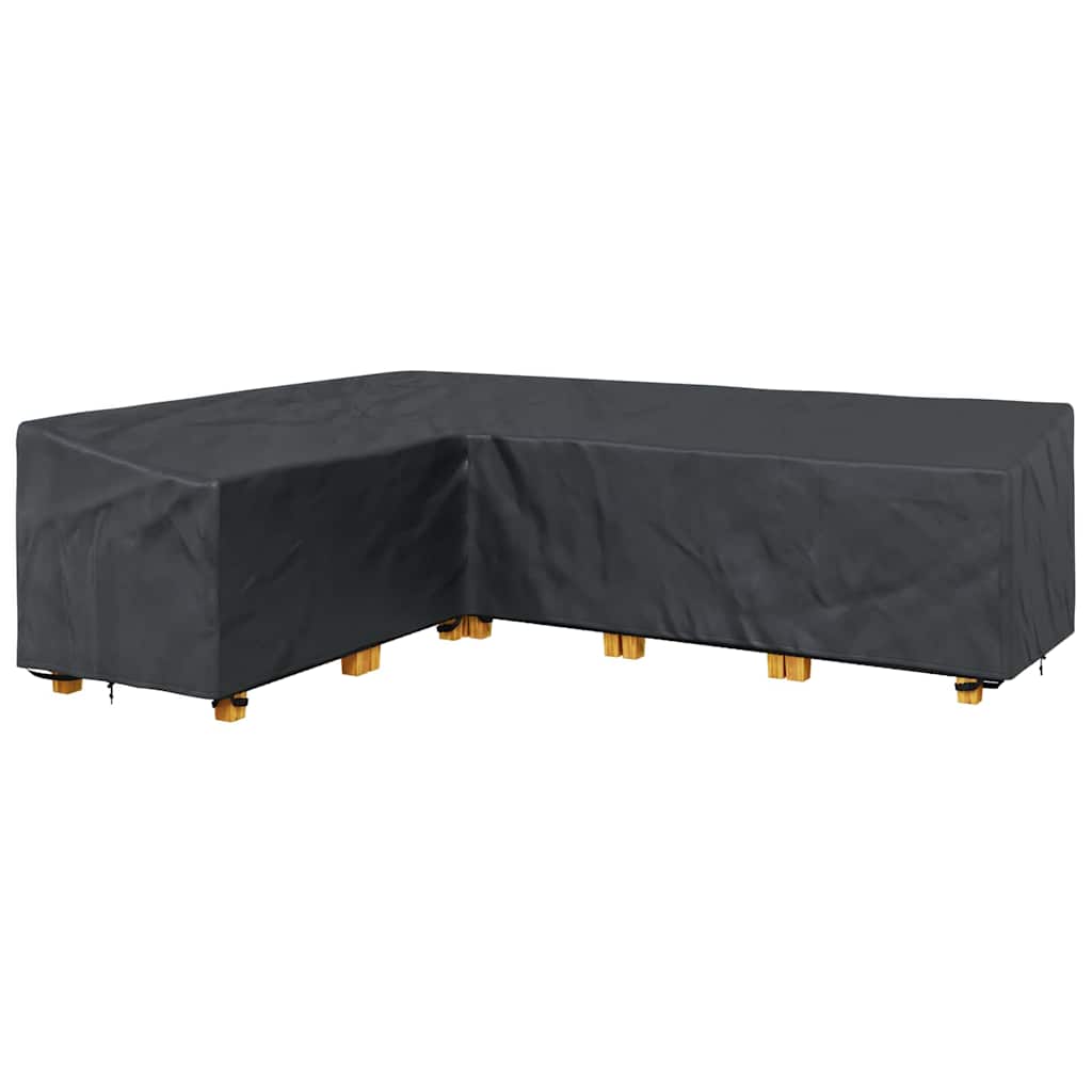 Meubelhoes Zwart 286 x 222 x 80 cm is nu te koop bij PeponiXL, paradijselijk wonen!