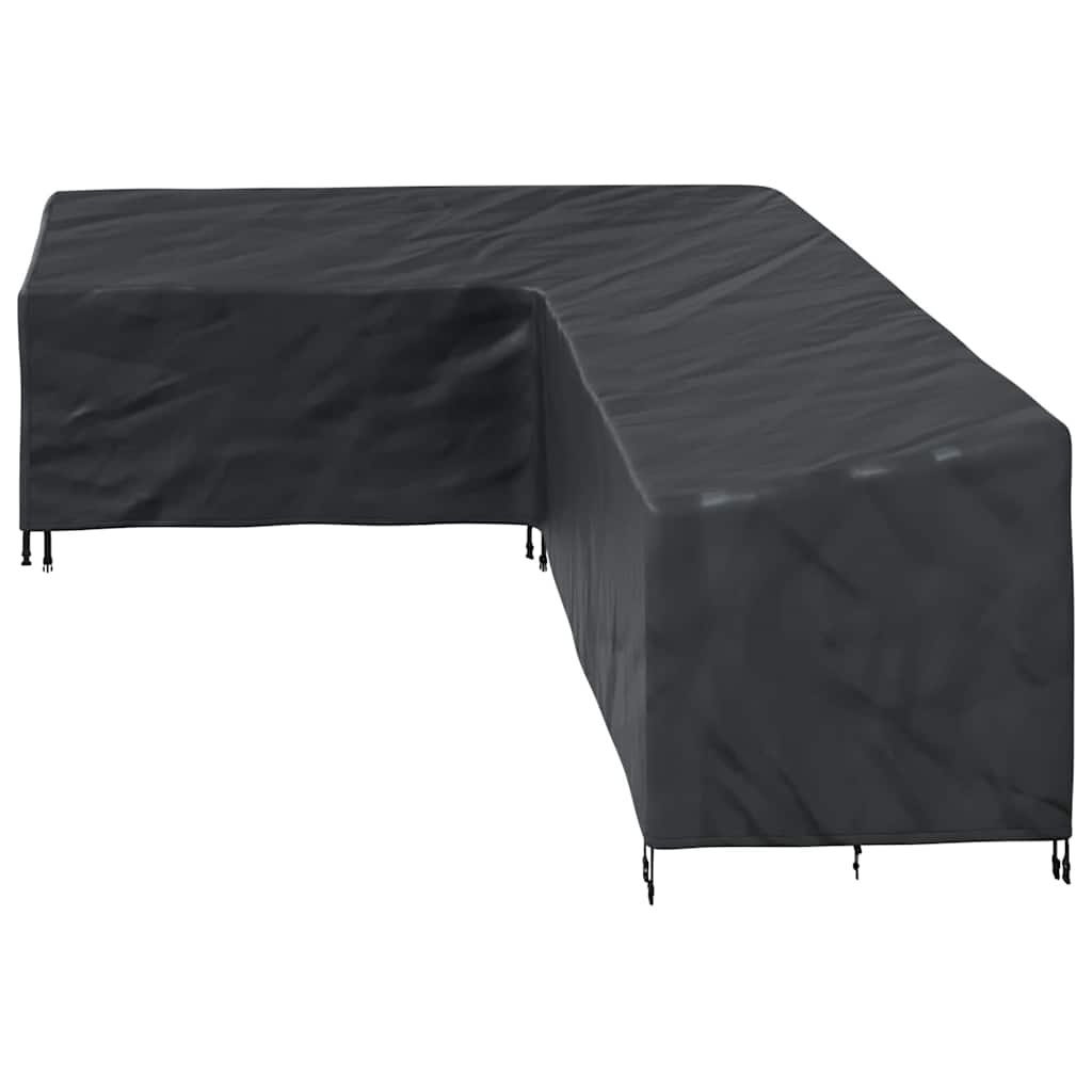 Meubelhoes Zwart 286 x 222 x 80 cm is nu te koop bij PeponiXL, paradijselijk wonen!