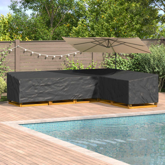 Meubelhoes Zwart 355 x 275 x 80 cm 420D Oxford Stof is nu te koop bij PeponiXL, paradijselijk wonen!