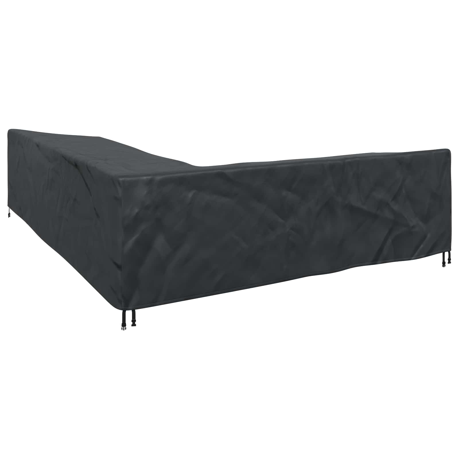 Meubelhoes Zwart 355 x 275 x 80 cm 600D Oxford Stof is nu te koop bij PeponiXL, paradijselijk wonen!